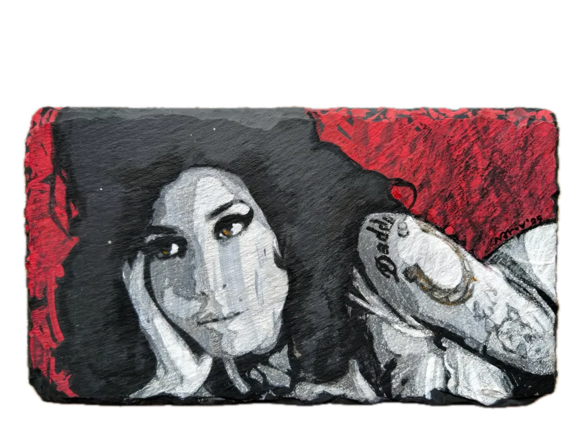Amy Winehouse, obra de Naroa Gutiérrez Gil