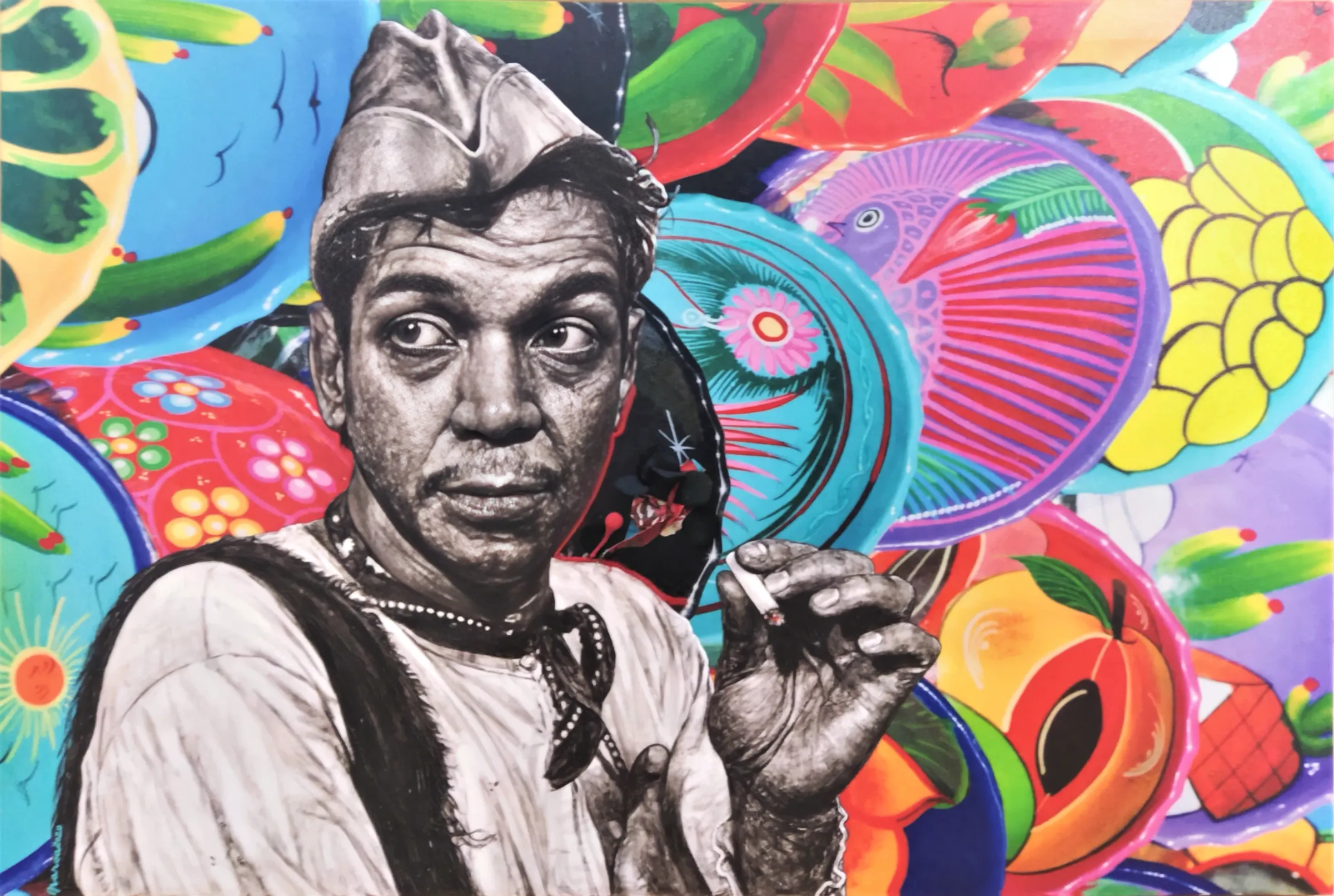 Cantinflas, obra de Naroa Gutiérrez Gil