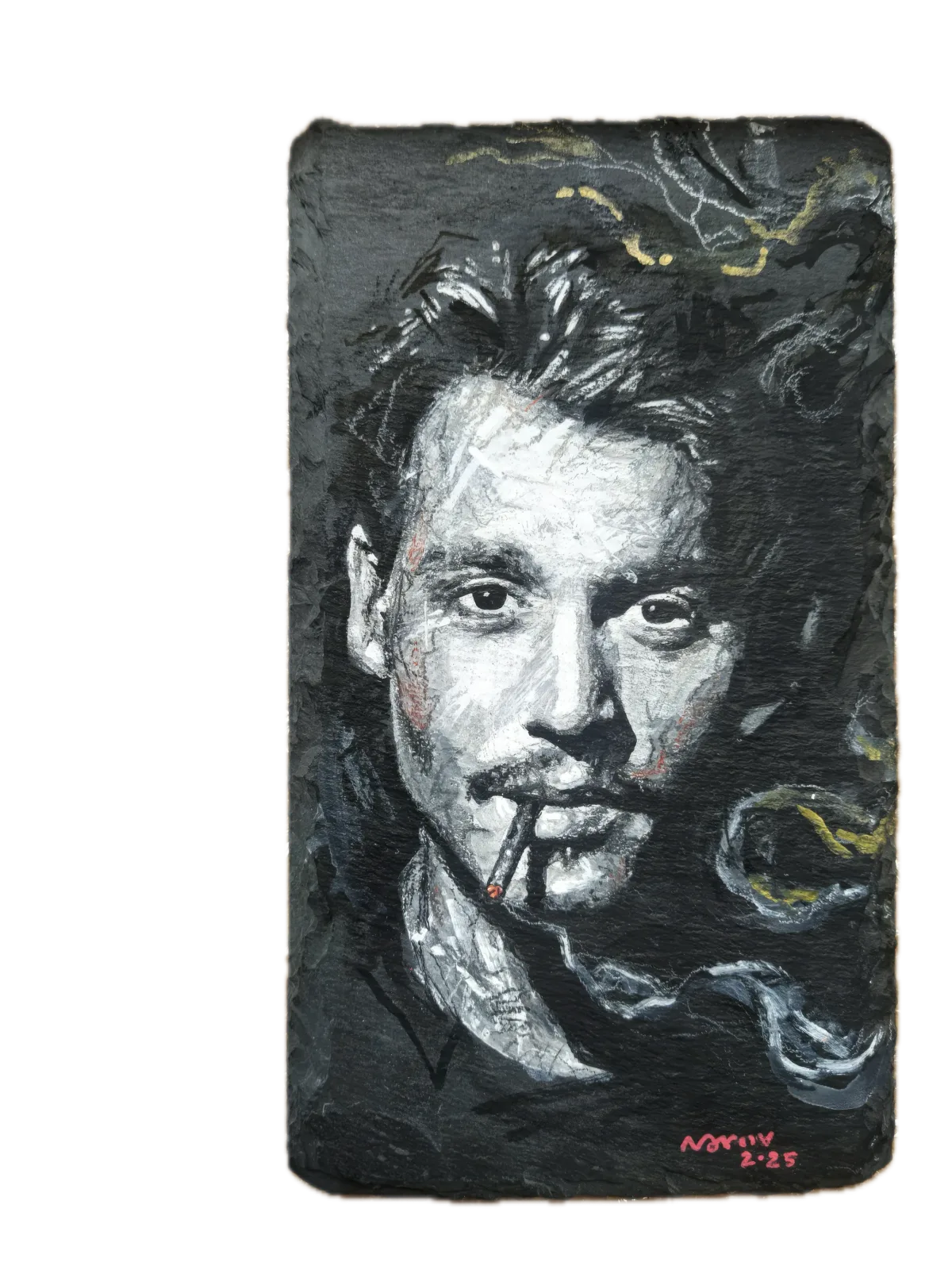 Johnny Depp, obra de Naroa Gutiérrez Gil